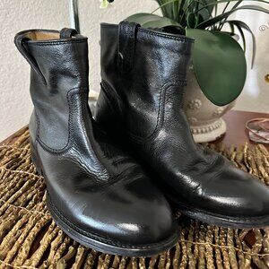 Frye Anna Leather Ankle Booties